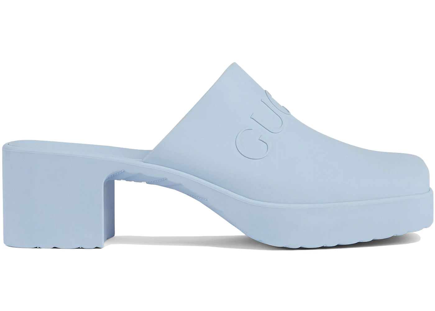 gucci slip-on sandal pastel blue (women's)