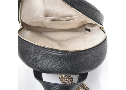 gucci soho chain backpack black 