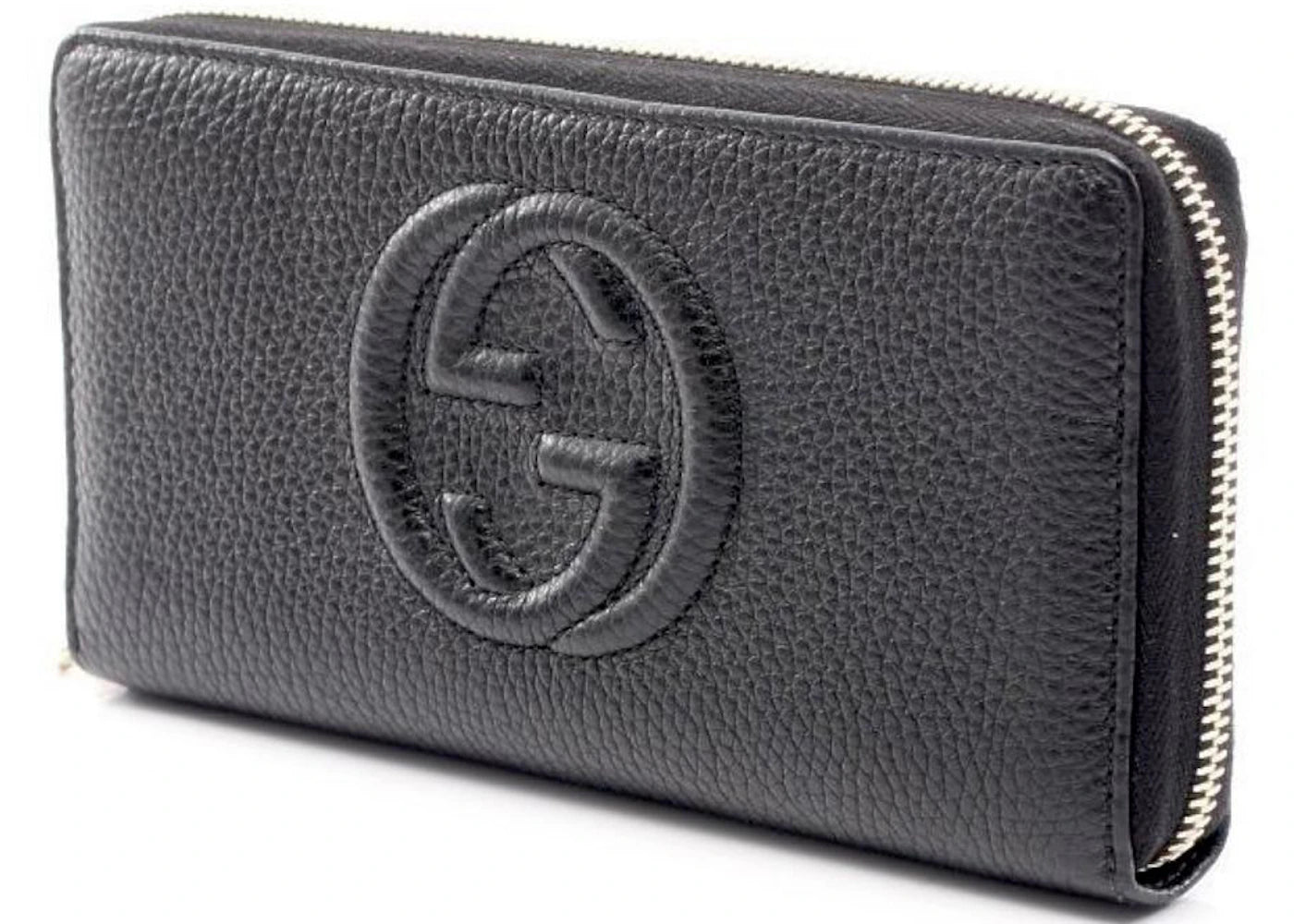 Gucci Soho Long Zipper Wallet Black