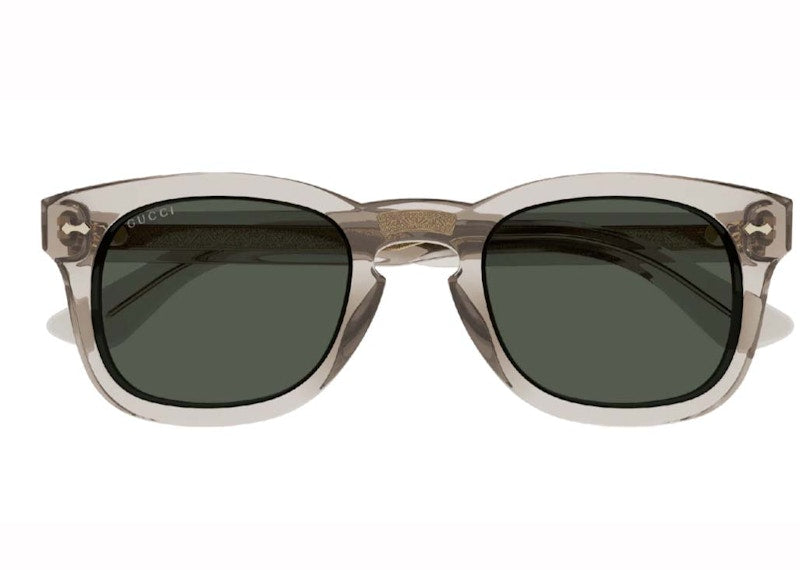 Gucci Square-Frame Acetate Sunglasses Brown/Green (Gg0182S-30001748-007-20012)