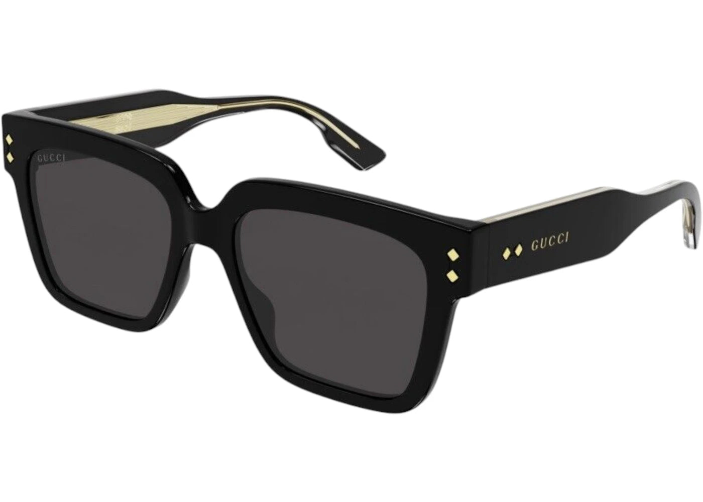 Gucci Square Sunglasses Black Gray (Gg1084S-001-54)