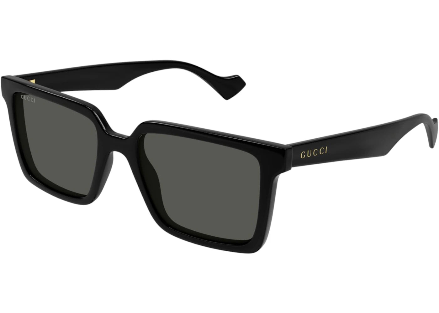 Gucci Square Sunglasses Black Grey (Gg1540S-001-55)