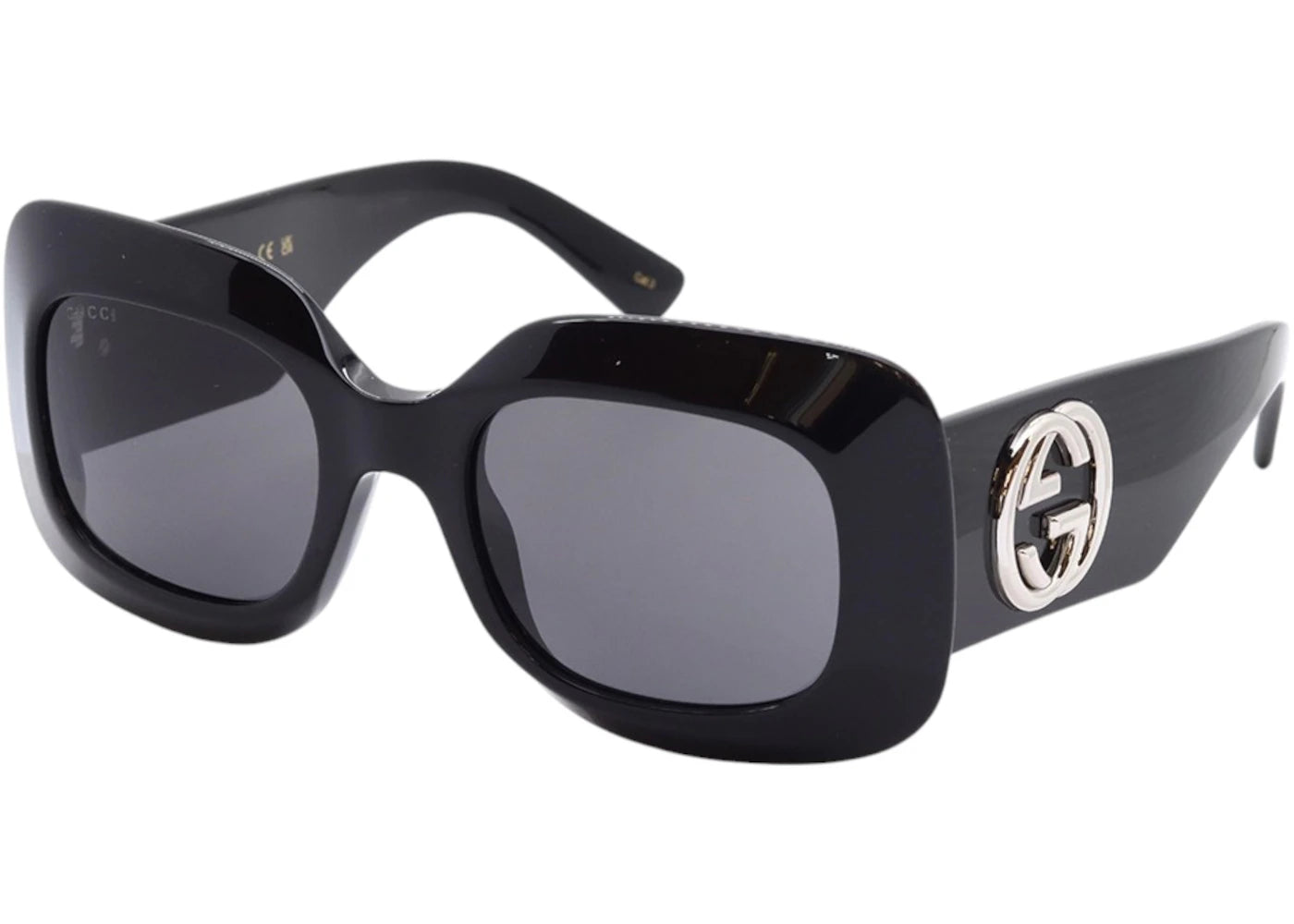 Gucci Square Sunglasses Black Grey (Gg1695S-001-51)