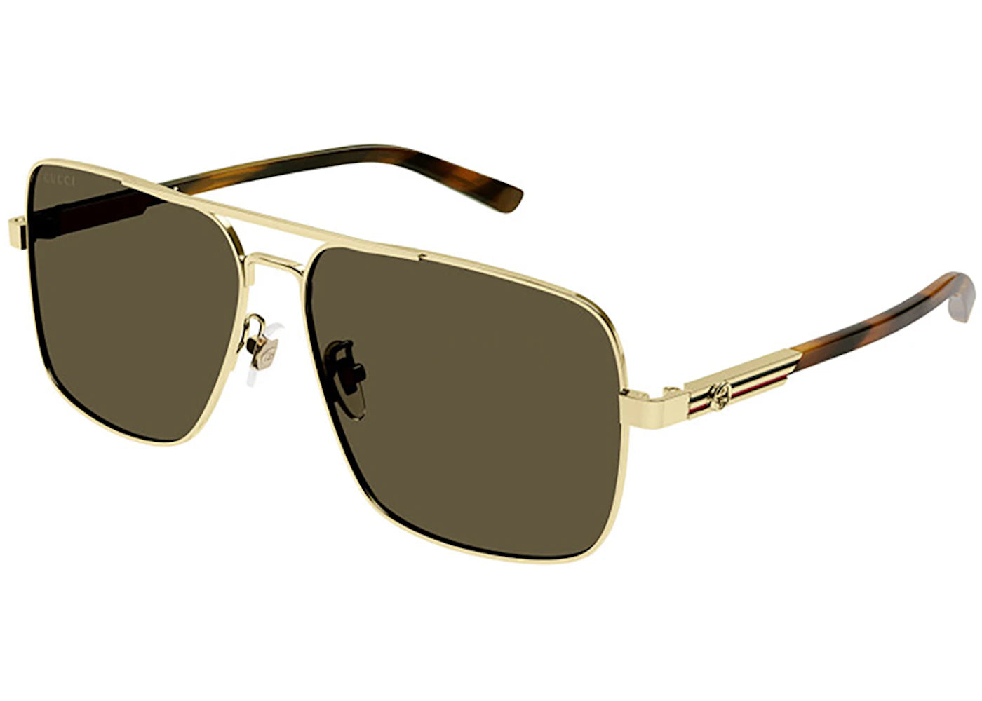 Gucci Square Sunglasses Gold (Gg_1289S_002)