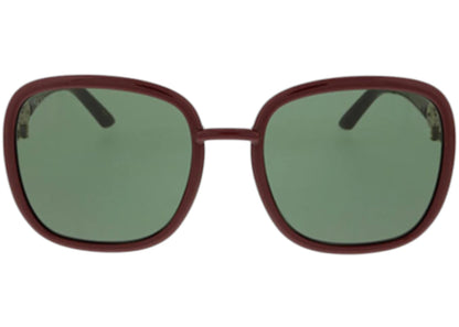 Gucci Square Sunglasses Red Green Gg0893S-003-57