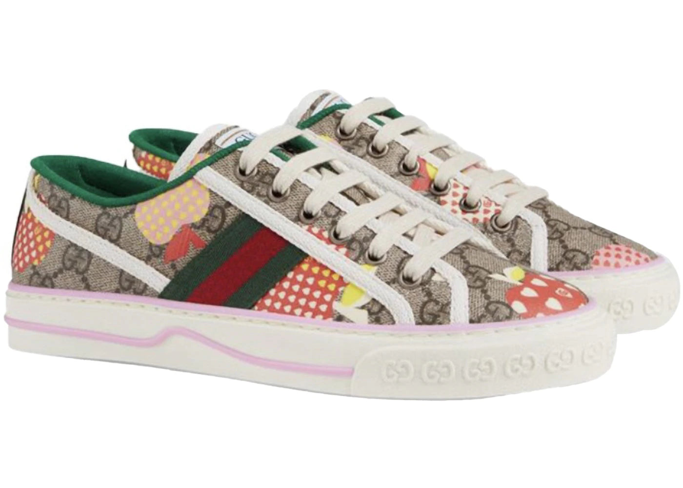 gucci tennis 1977 canvas ebony multicolor (women's)