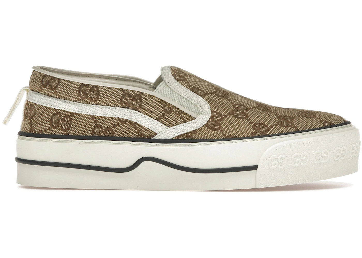 gucci tennis 1977 slip-on gg (women's)