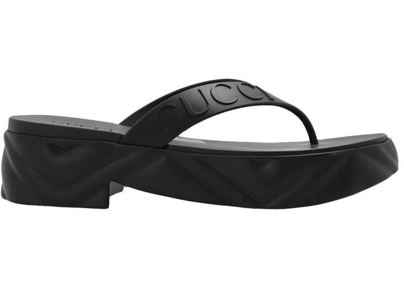 Gucci Thong Platform Sandal Black (Women'S)