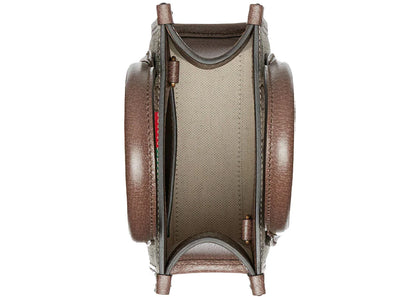 Gucci Tiger Gg Mini Tote Bag Beige/Ebony