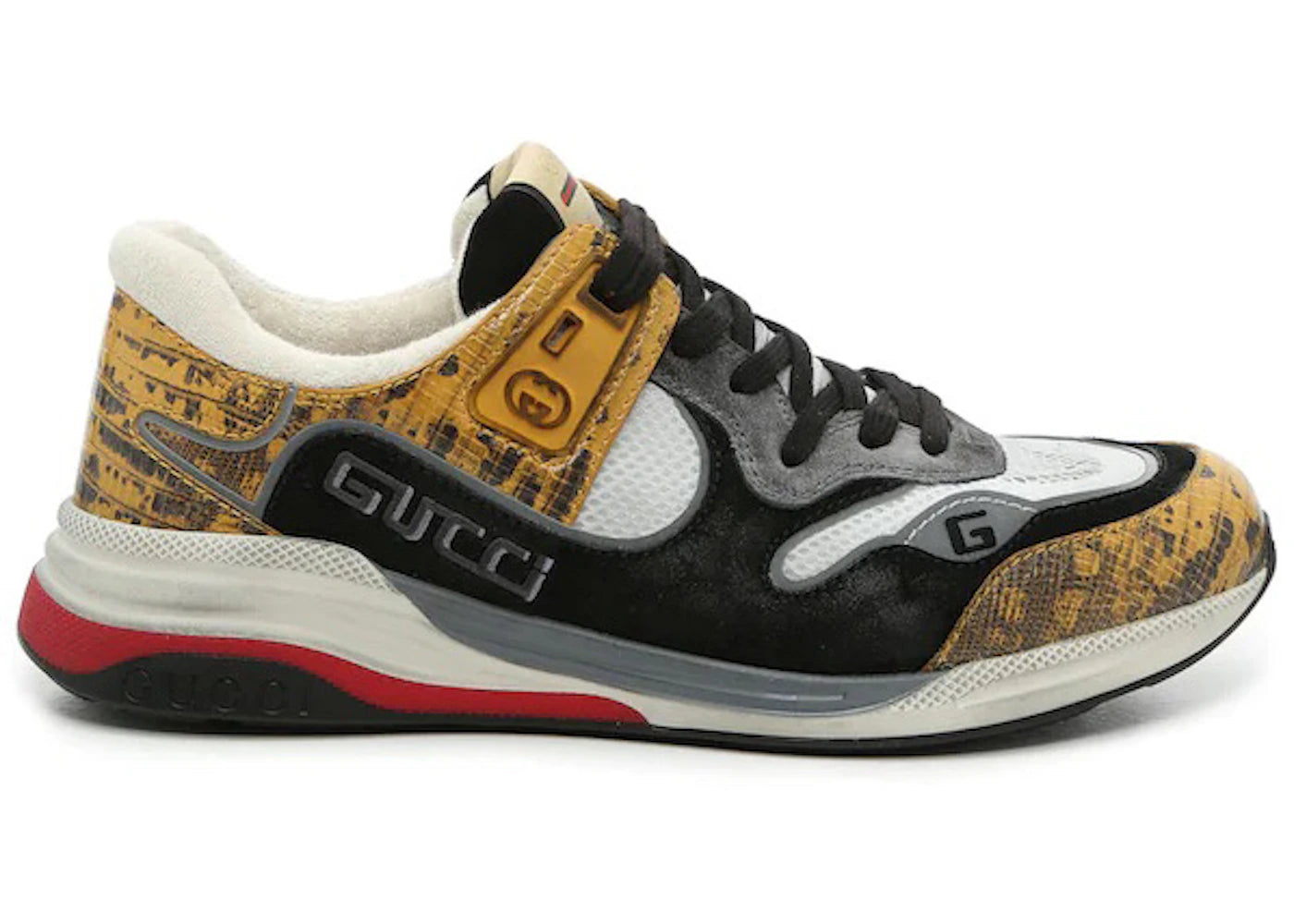 gucci ultrapace yellow tejus printed
