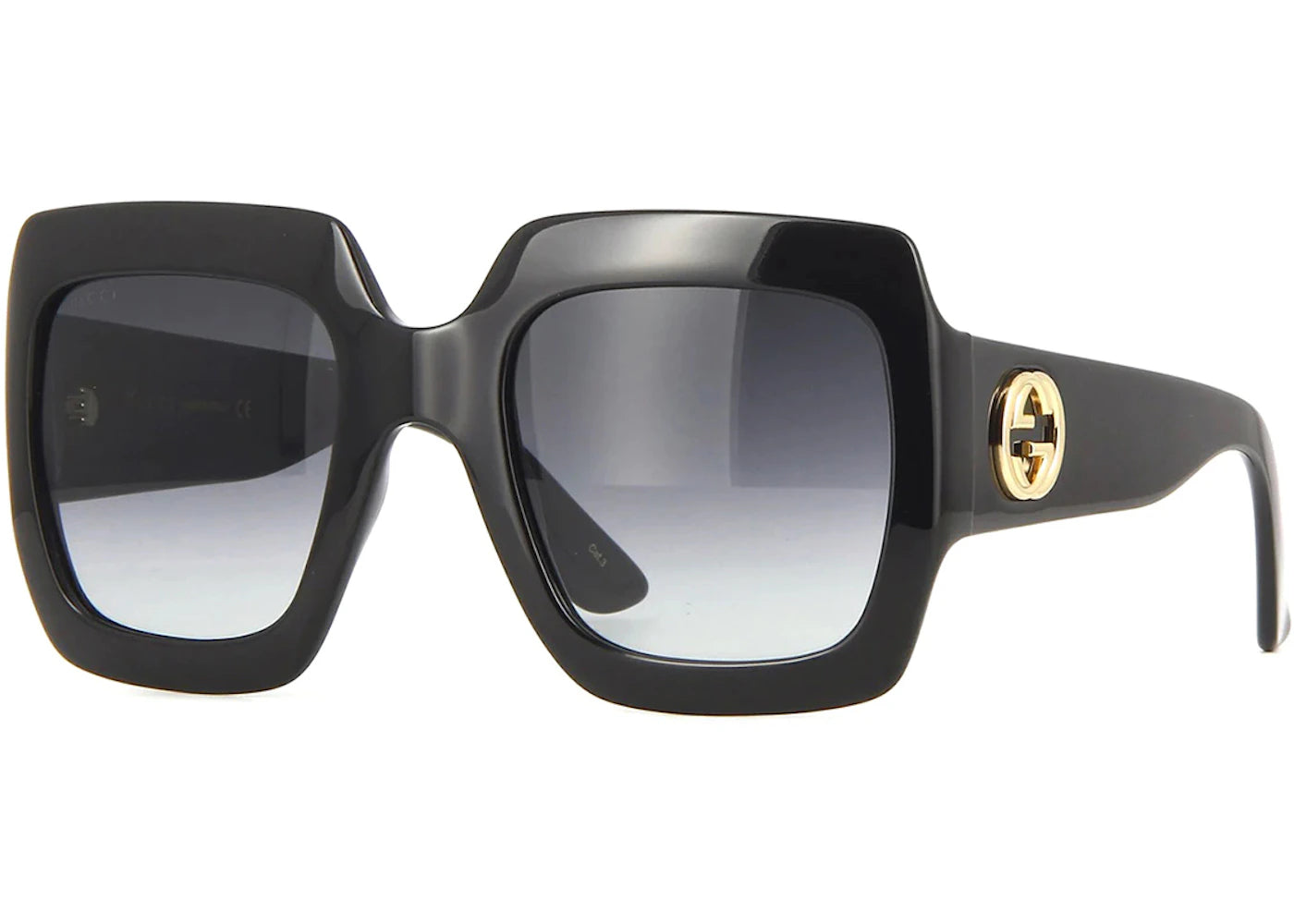 Gucci Web Sunglasses 54Mm Black/Grey (Gg0053S)