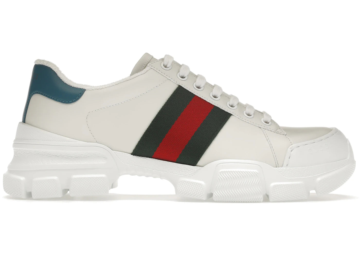 gucci web white classic blue
