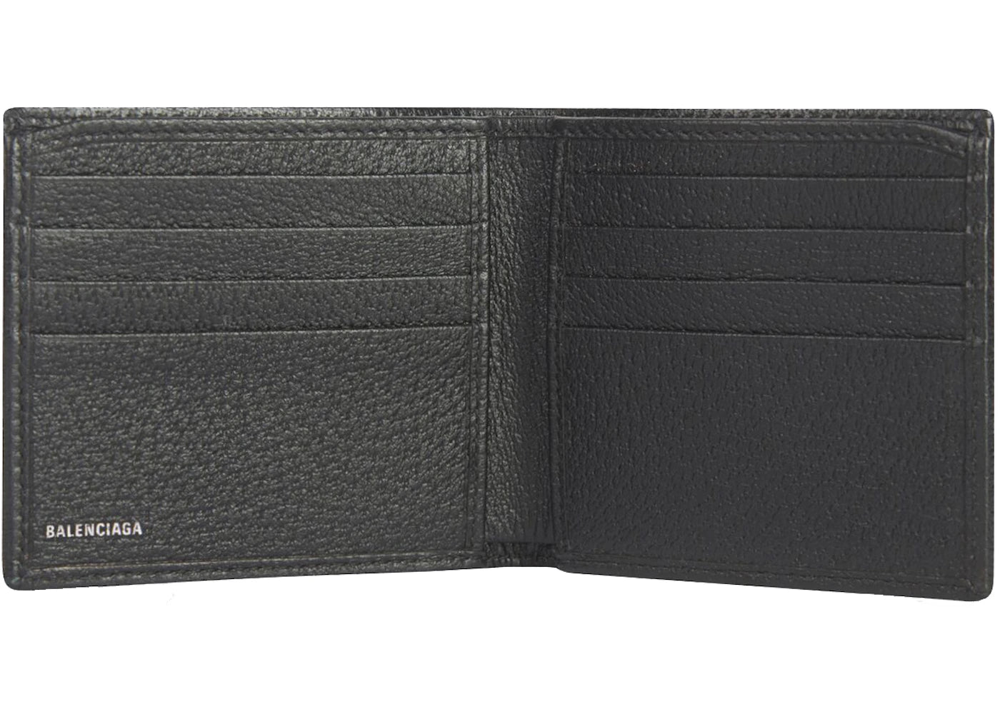gucci x balenciaga the hacker project bi-fold wallet black 
