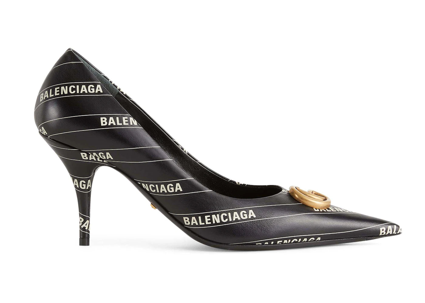 gucci x balenciaga the hacker project knife pump black (women's)