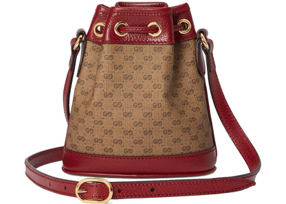 Gucci X Doraemon Bucket Bag Mini Ebony/Beige