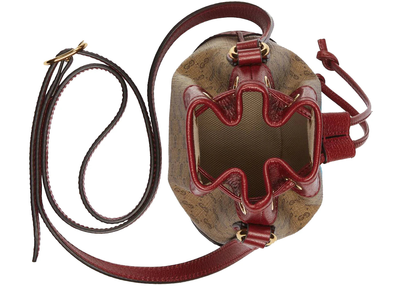 Gucci X Doraemon Bucket Bag Mini Ebony/Beige