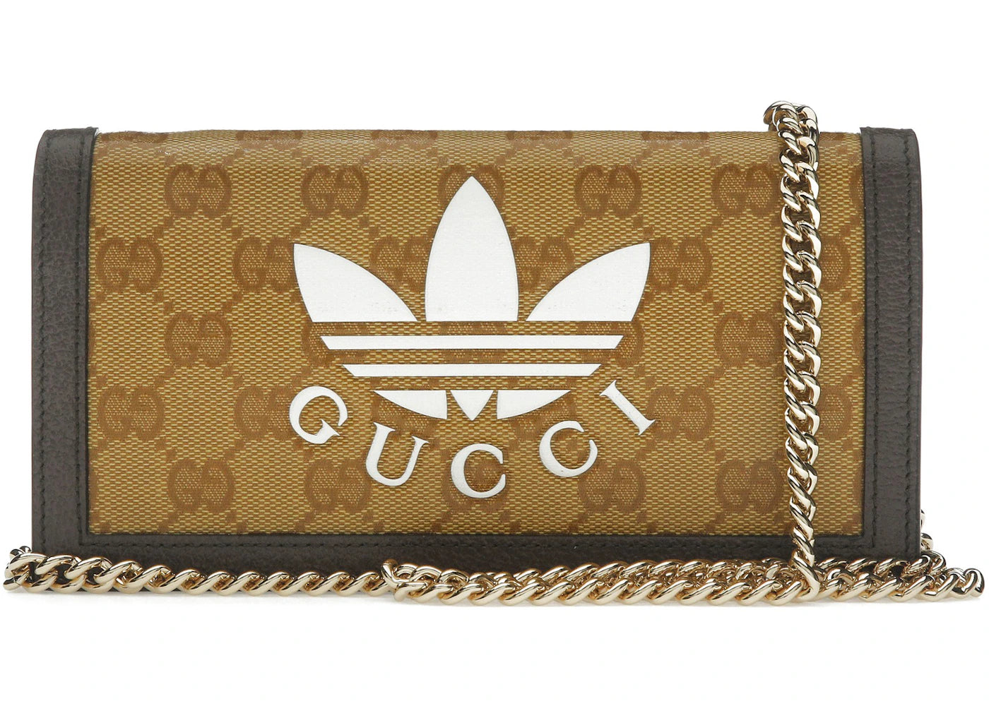 Gucci X Adidas Wallet With Chain Beige/Brown
