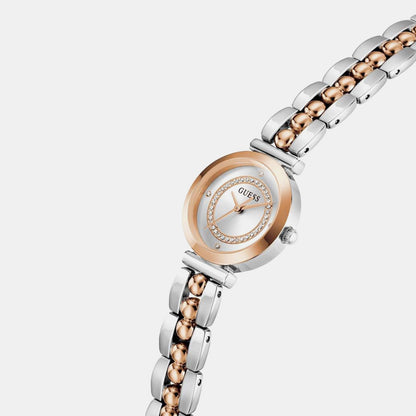 Guess Gb Leena Women Quartz Silver Dial Analog Stainless Steel Gw0994L5