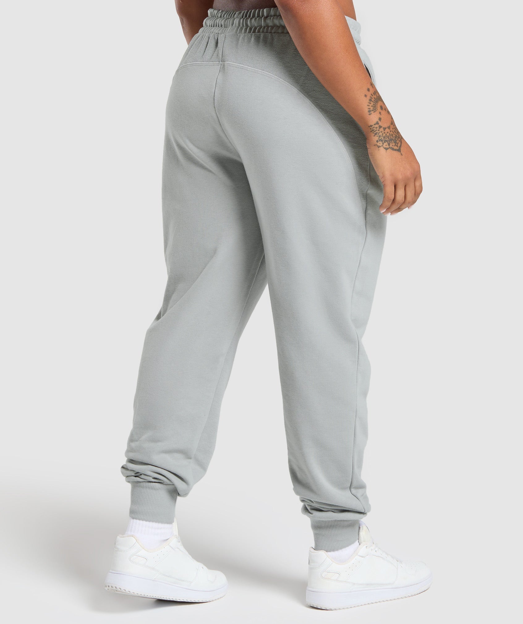 Women's Gymshark Power Joggers Silver Grey