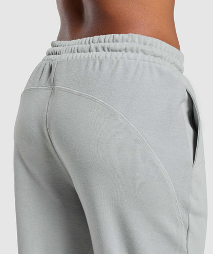 Women's Gymshark Power Joggers Silver Grey