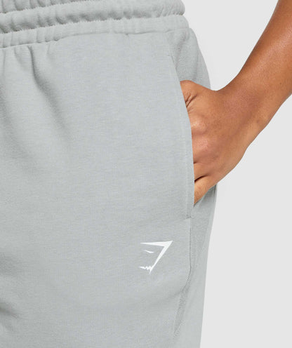Women's Gymshark Power Joggers Silver Grey