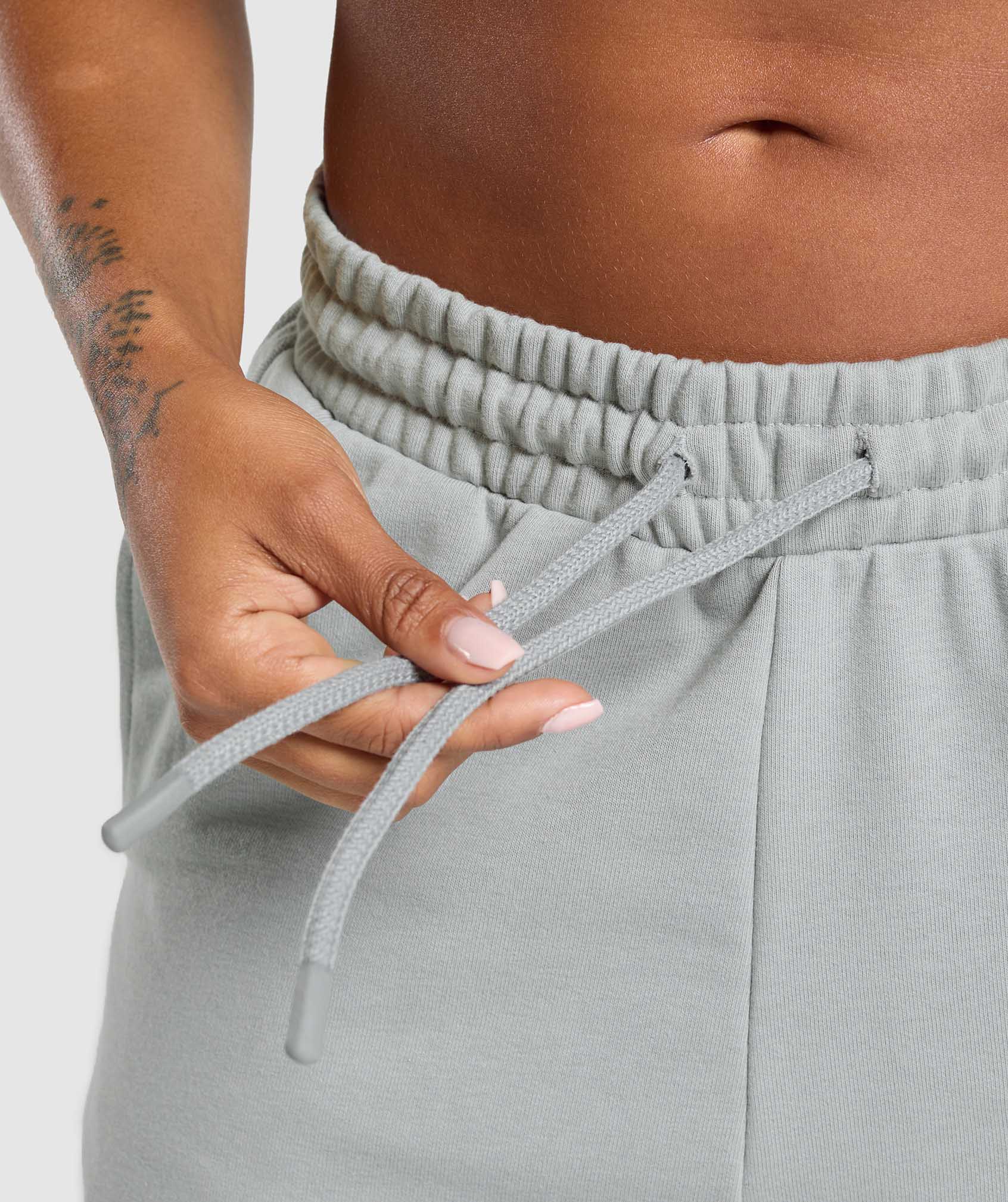 Women's Gymshark Power Joggers Silver Grey