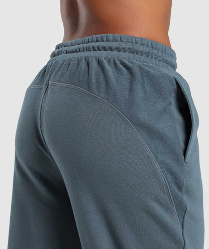 Women's Gymshark Power Joggers Titanium Blue