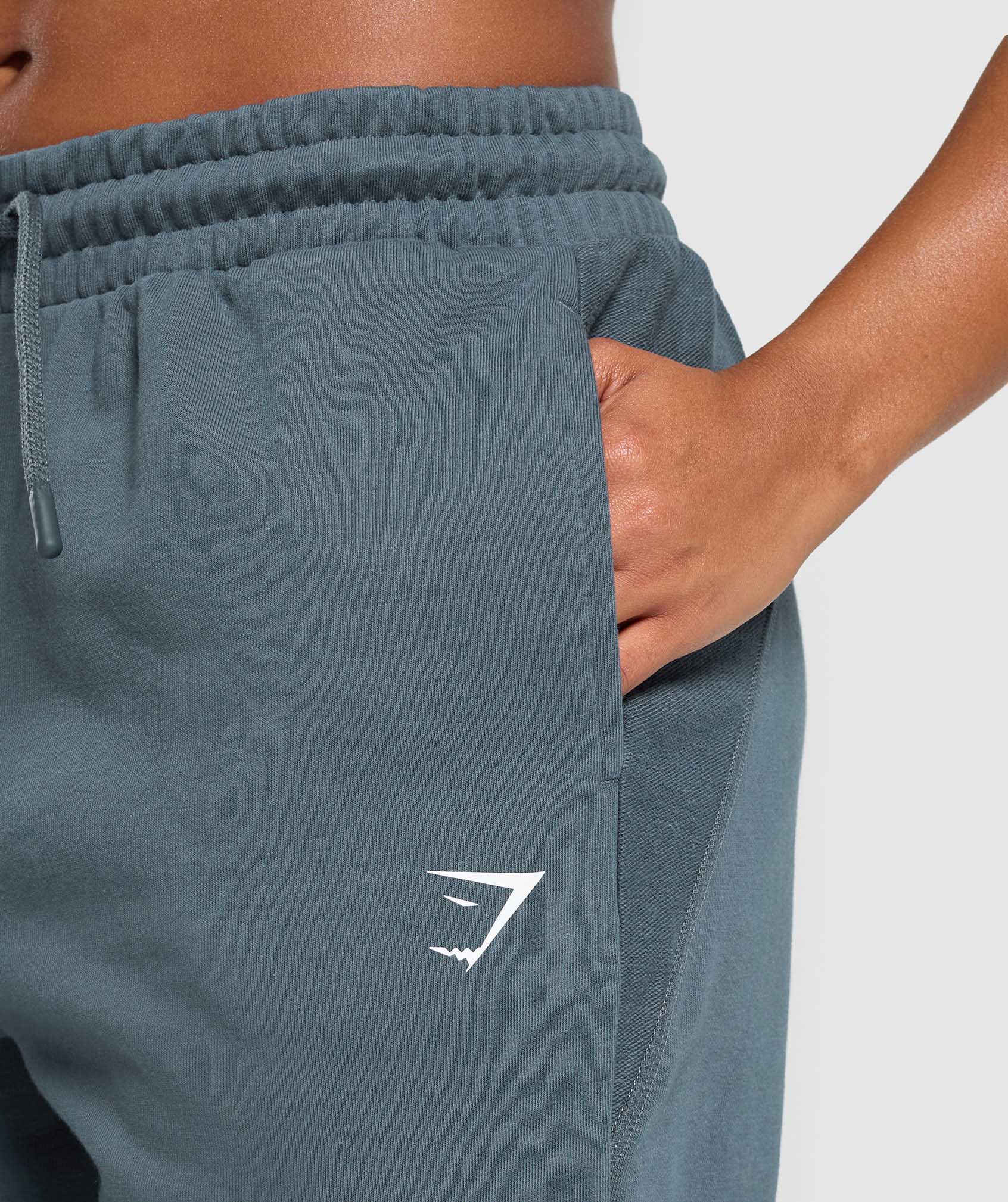 Women's Gymshark Power Joggers Titanium Blue