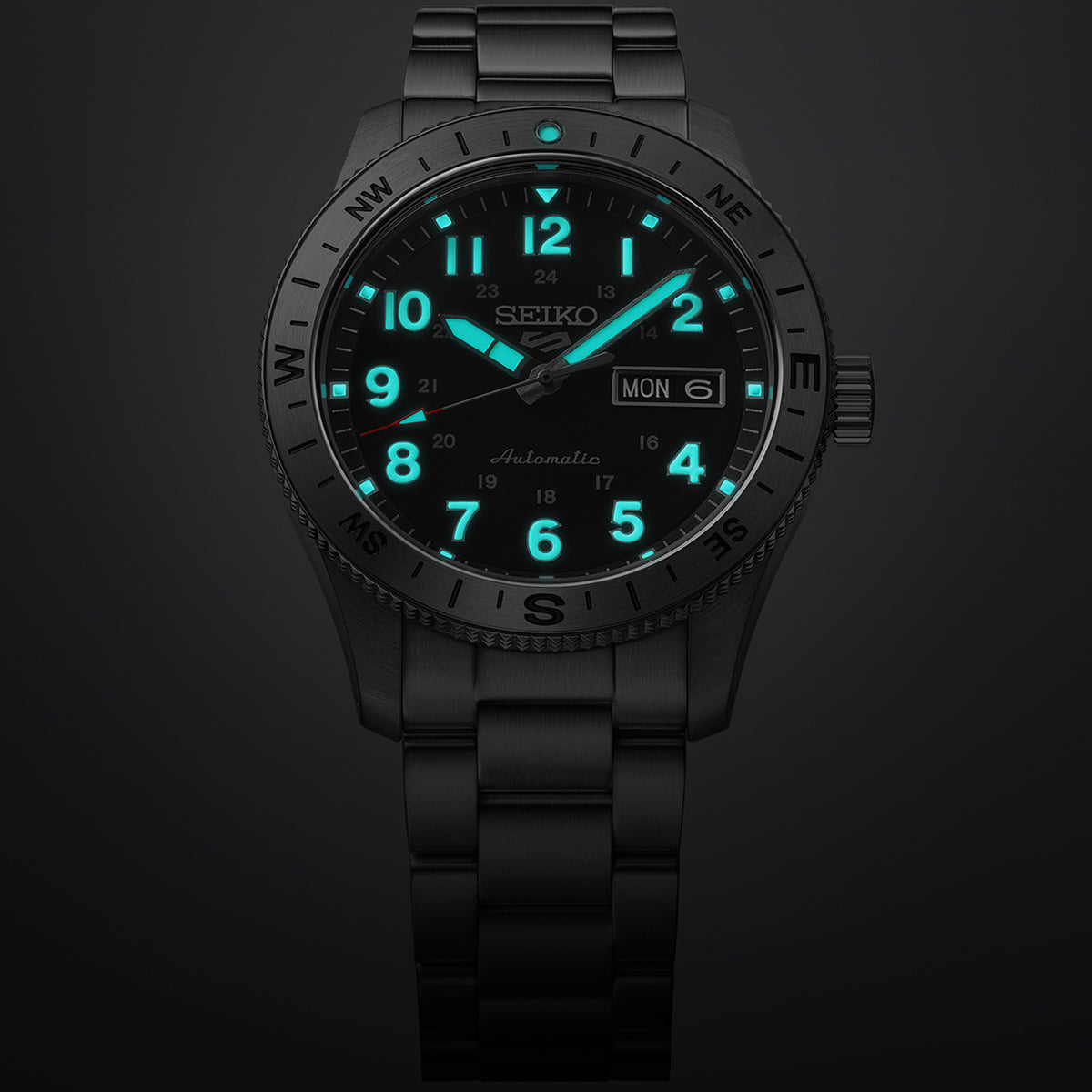 Seiko 5 Sports Field Watch - Black - HDB006K1