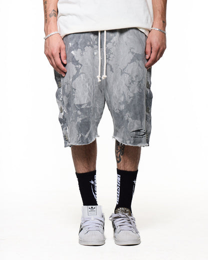 Hellstar Marble Mirror Face Shorts