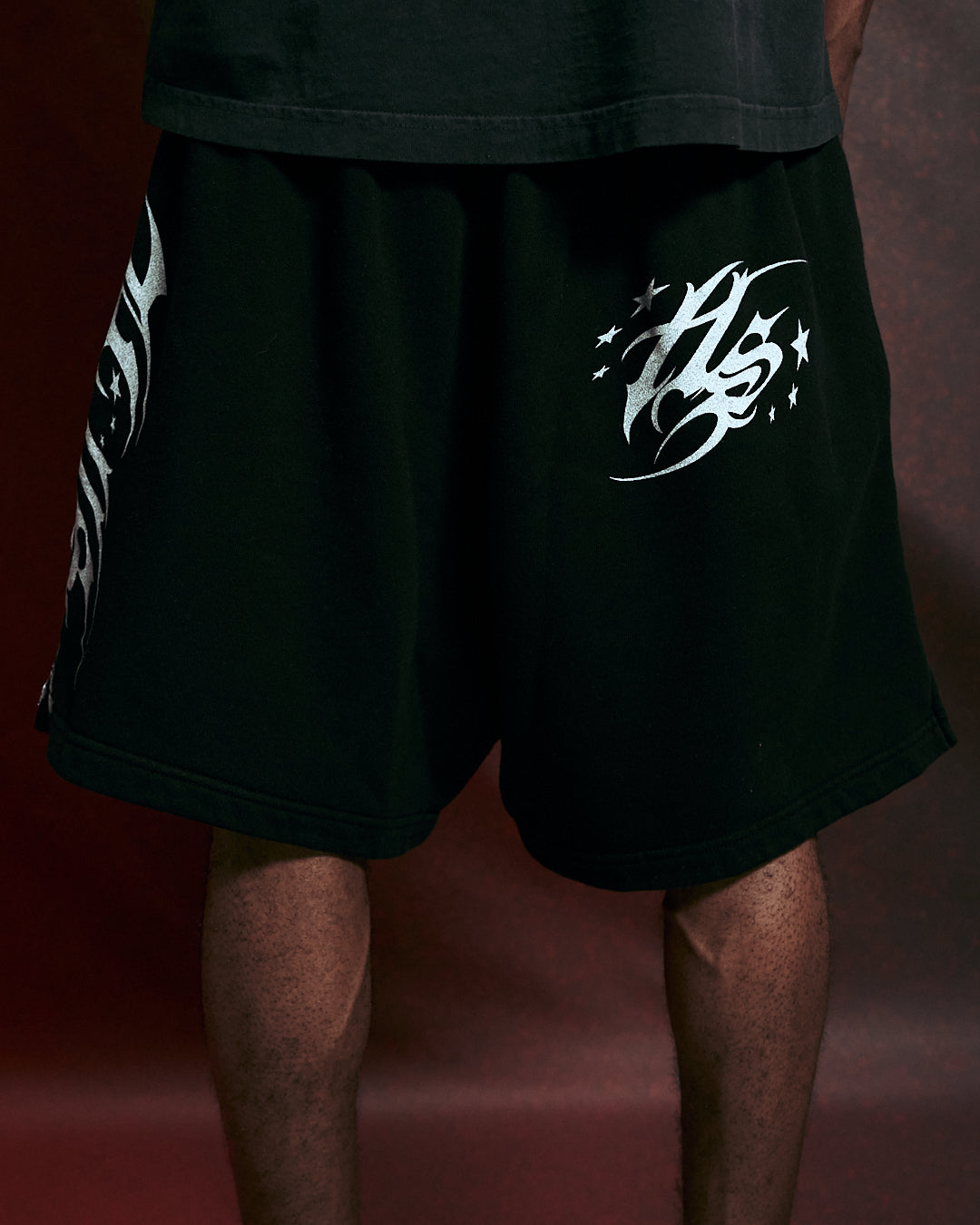 Hellstar Cursive Logo Shorts