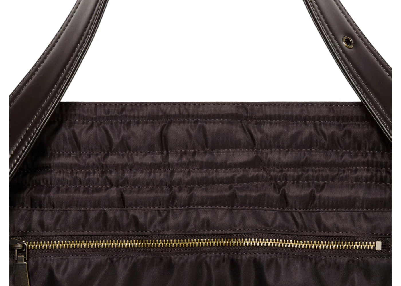 H&M X Glenn Martens Oversized Tote Bag Dark Brown