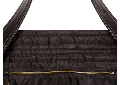 H&M X Glenn Martens Oversized Tote Bag Dark Brown