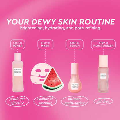 Glow Recipe Watermelon Glow Dewy Skin Routine