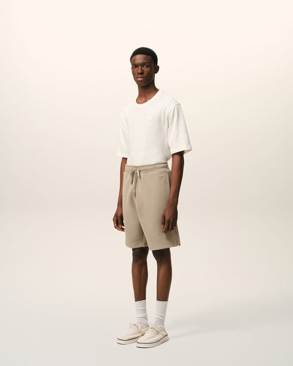 Beige Cotton Ami De Coeur Short