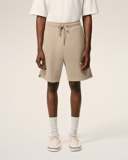 Beige Cotton Ami De Coeur Short