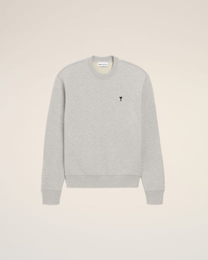 Grey Cotton Contrasted Ami De Coeur Sweatshirt