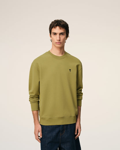 Green Cotton Ami De Coeur Sweatshirt