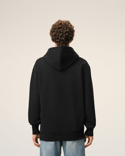 Black Cotton Ami De Coeur Hoodie