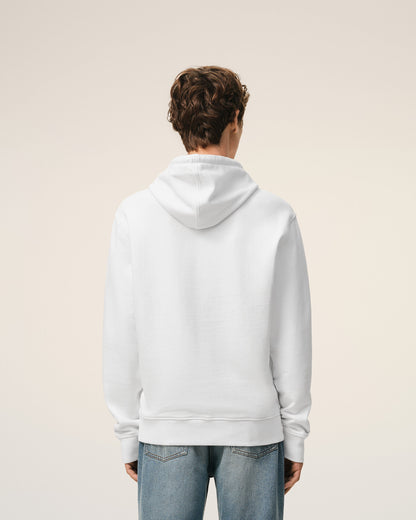 White Cotton Ami De Coeur Hoodie