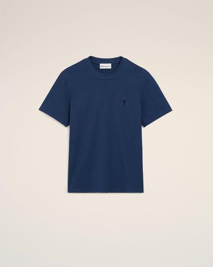 Blue Cotton Ami De Coeur Tshirt