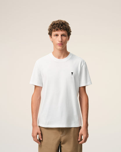 White Cotton Ami De Coeur Tshirt