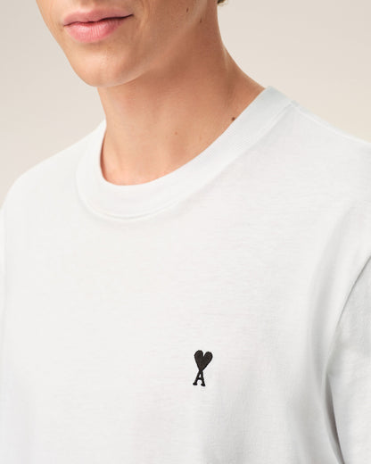 White Cotton Ami De Coeur Tshirt