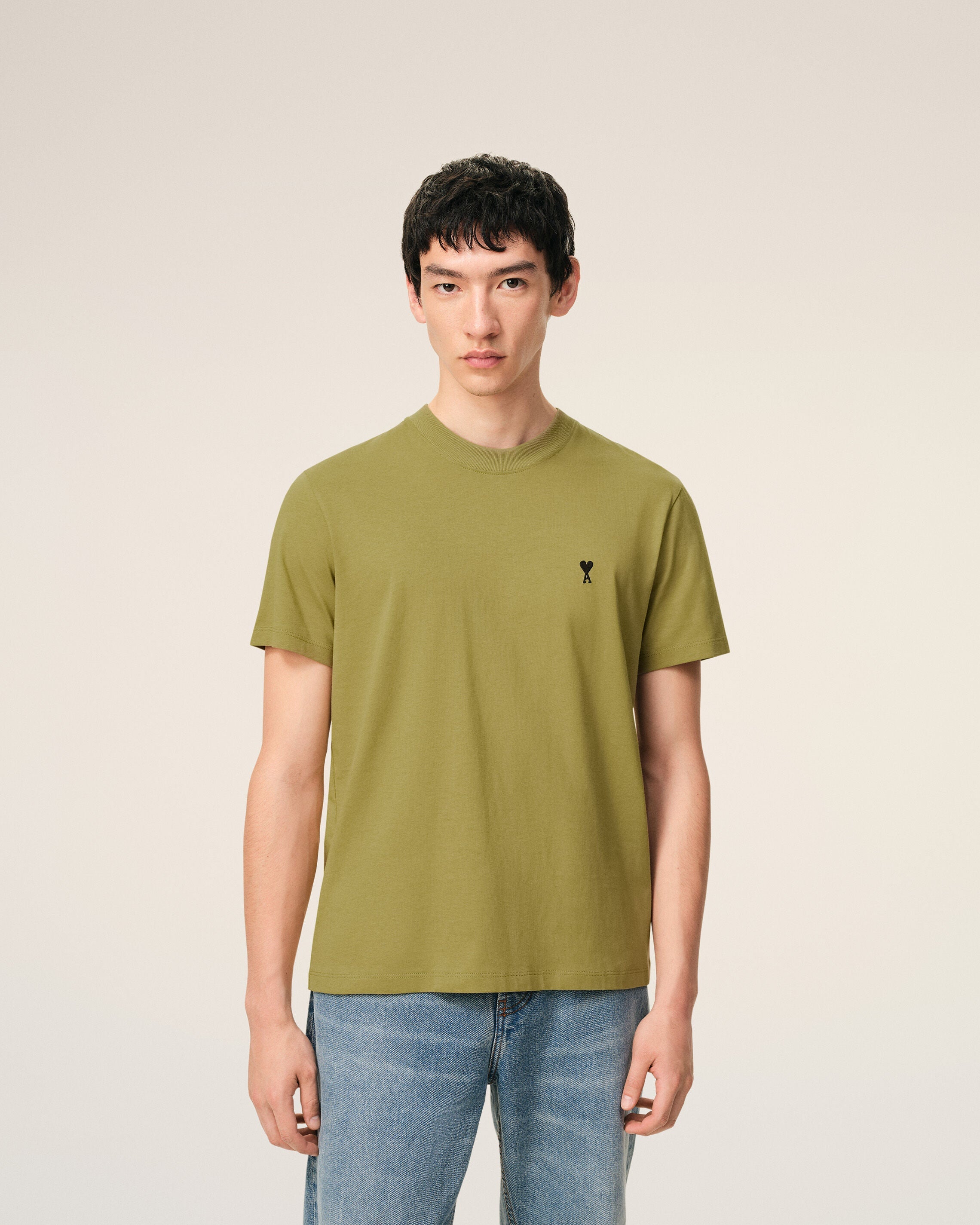 Green Cotton Ami De Coeur Tshirt
