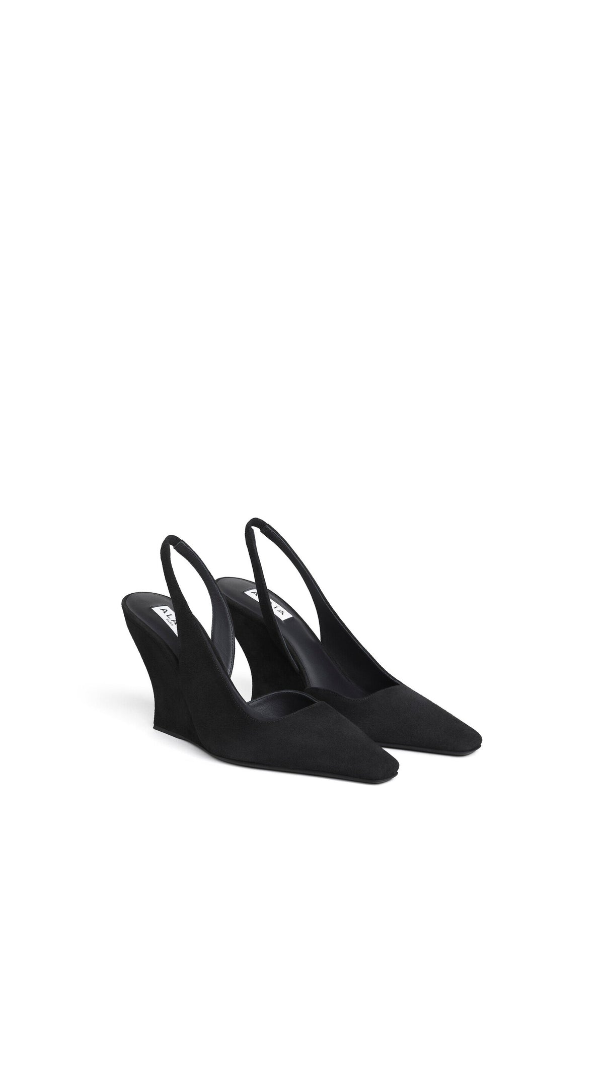 Alaïa Wave Slingbacks In Suede