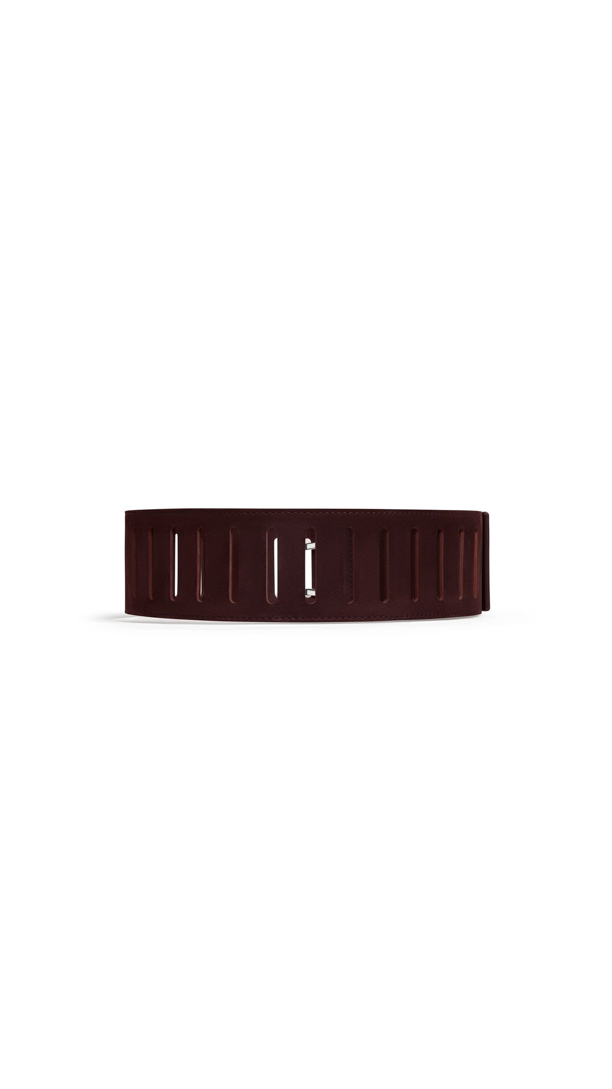 Alaïa Rectangular Large Belt In Nubuck
