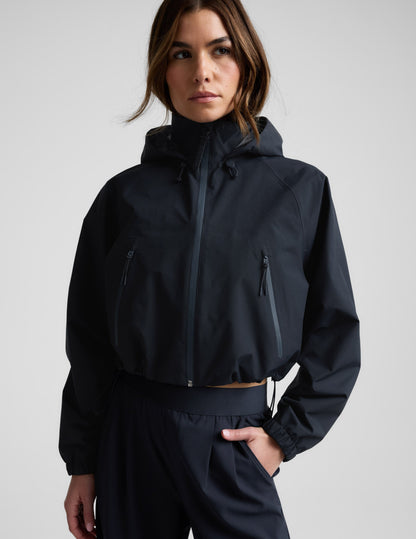 Beyond Yoga Rain Or Shine Adjustable Hooded Jacket Women's