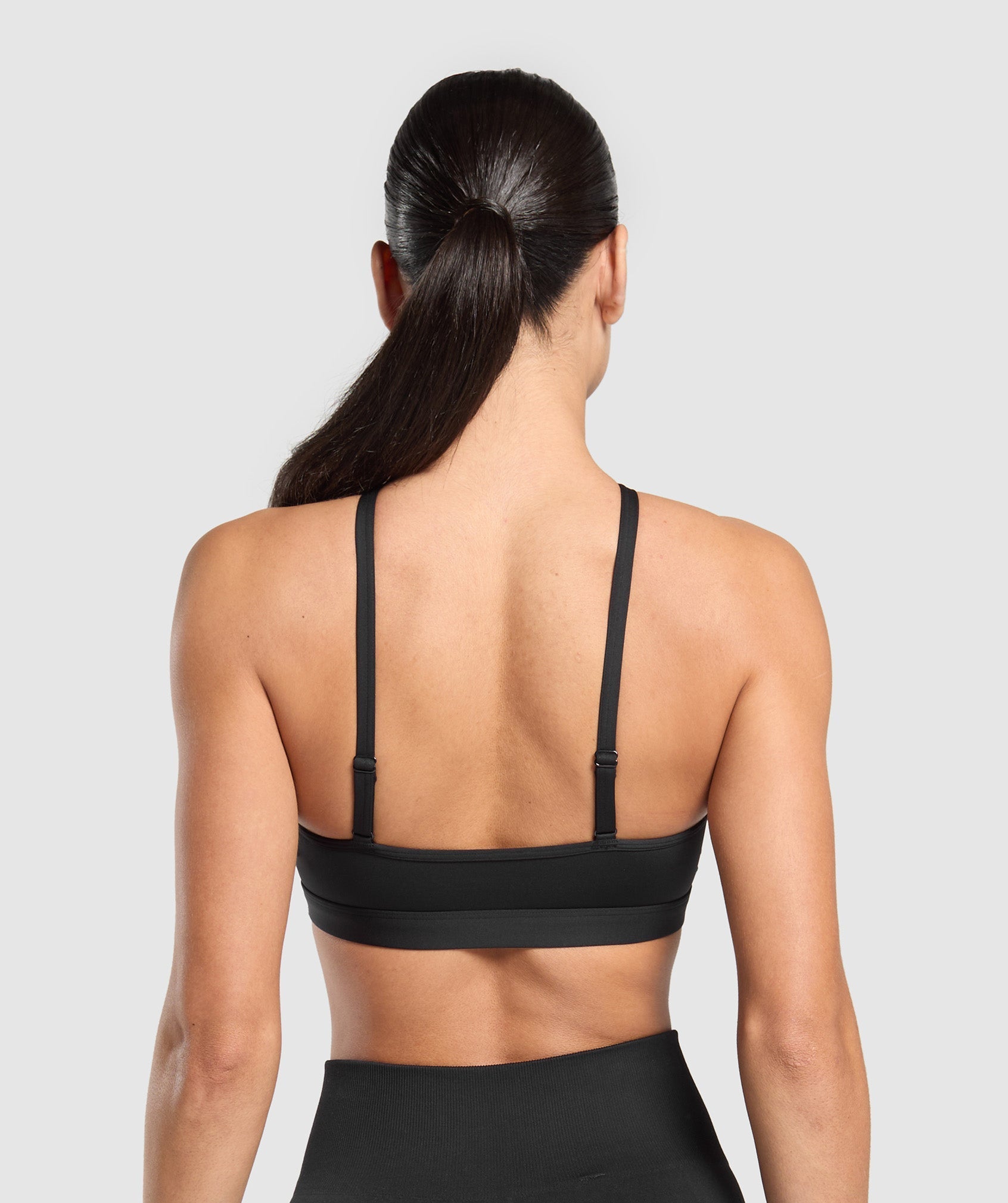 Women's Gymshark Halter Neck Sports Bra Black