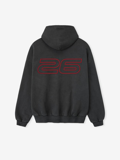 Essentials Heavy Fleece 90S Hoodie Iron Grey