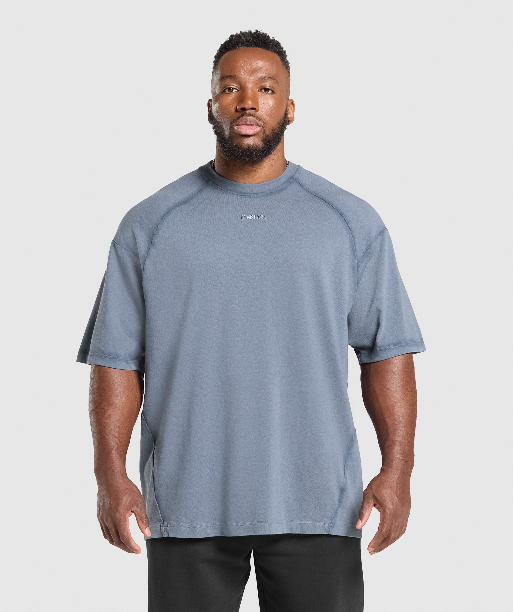 Gymshark Heavyweight T-Shirt Iron Blue